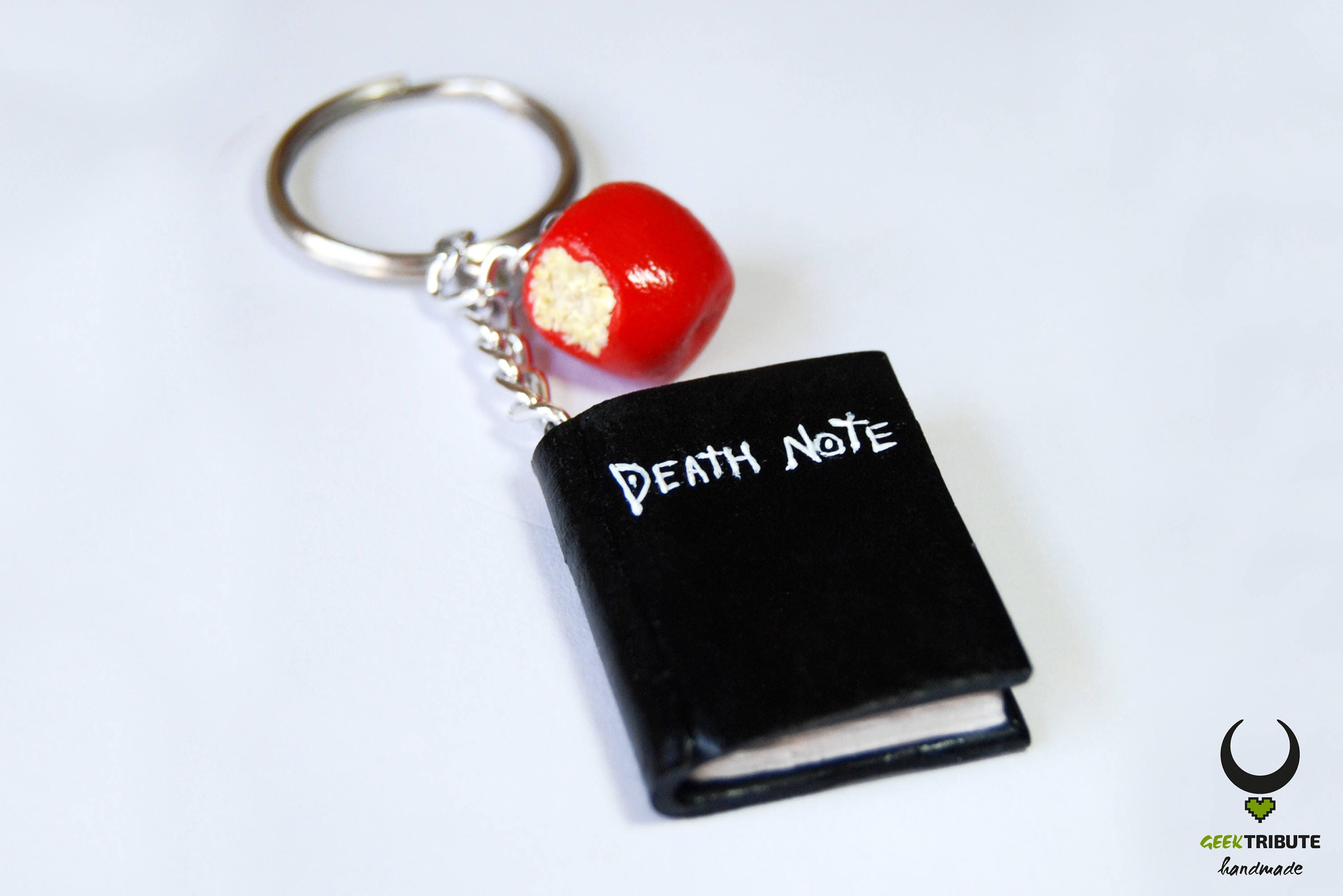 Death Note Keychain Death Note Accessory Apple Death Note Etsy