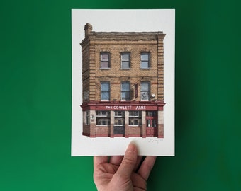 Peckham - The Gowlett Arms - A5 or A4 Giclée Print (unframed)  - London Art - Watercolour illustration