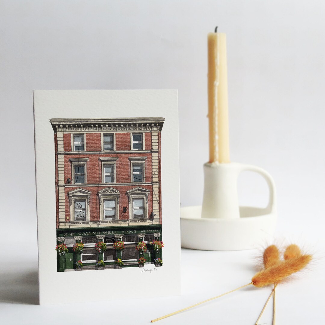 Camberwell the Camberwell Arms Pub Greeting Card With Etsy