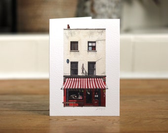 Waterloo -  Scootercaffe - Greeting card with envelope