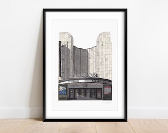 Bromley - Picturehouse - A5 or A4 Giclée Print (unframed)  - London Pub - South London - London Art - Watercolour illustration