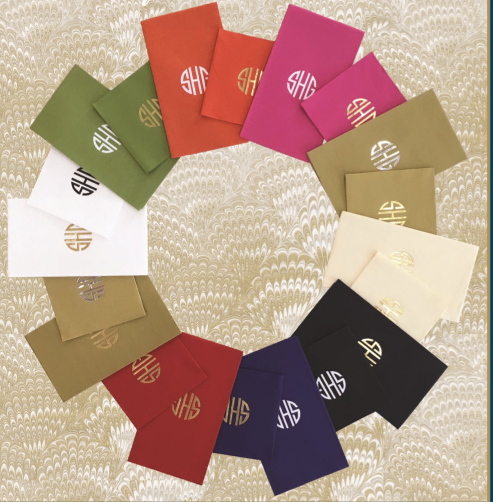 Monogram Solid Paper Napkins Cocktail Napkin Size qty 100 Etsy