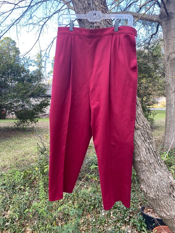 Pendleton red wool pants size 14