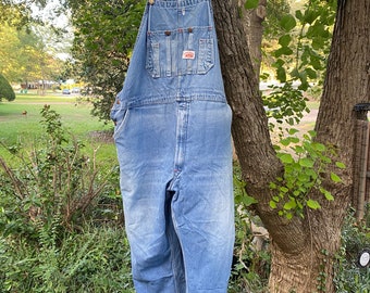 Round House vintage overalls, 48 X 30, Made in USA