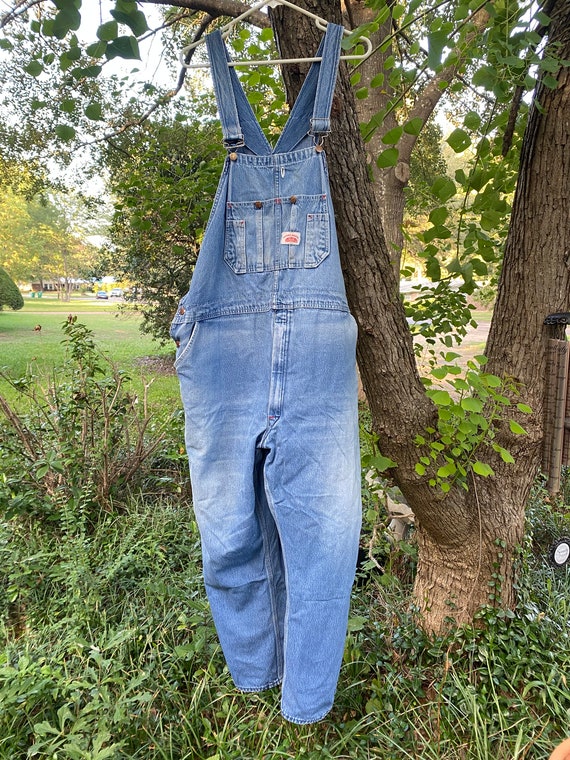 Round House vintage overalls, 48 X 30, Made in USA - image 1