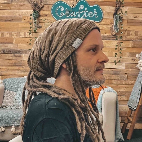 Bonnet bandana Dreadlocks avec détails tricotés ondulés