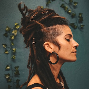 Hoop Earrings Wooden Tribal Eco-Friendly