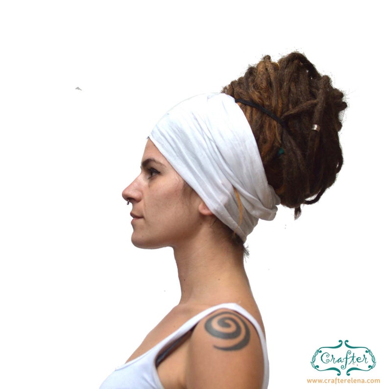 Dreadlock Scarf Head Wrap Turban image 6