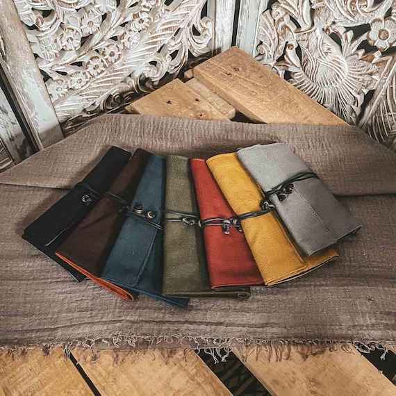fabric tobacco pouch Canvas Tobacco Pouch Fabric Smoking Rolling Accessory