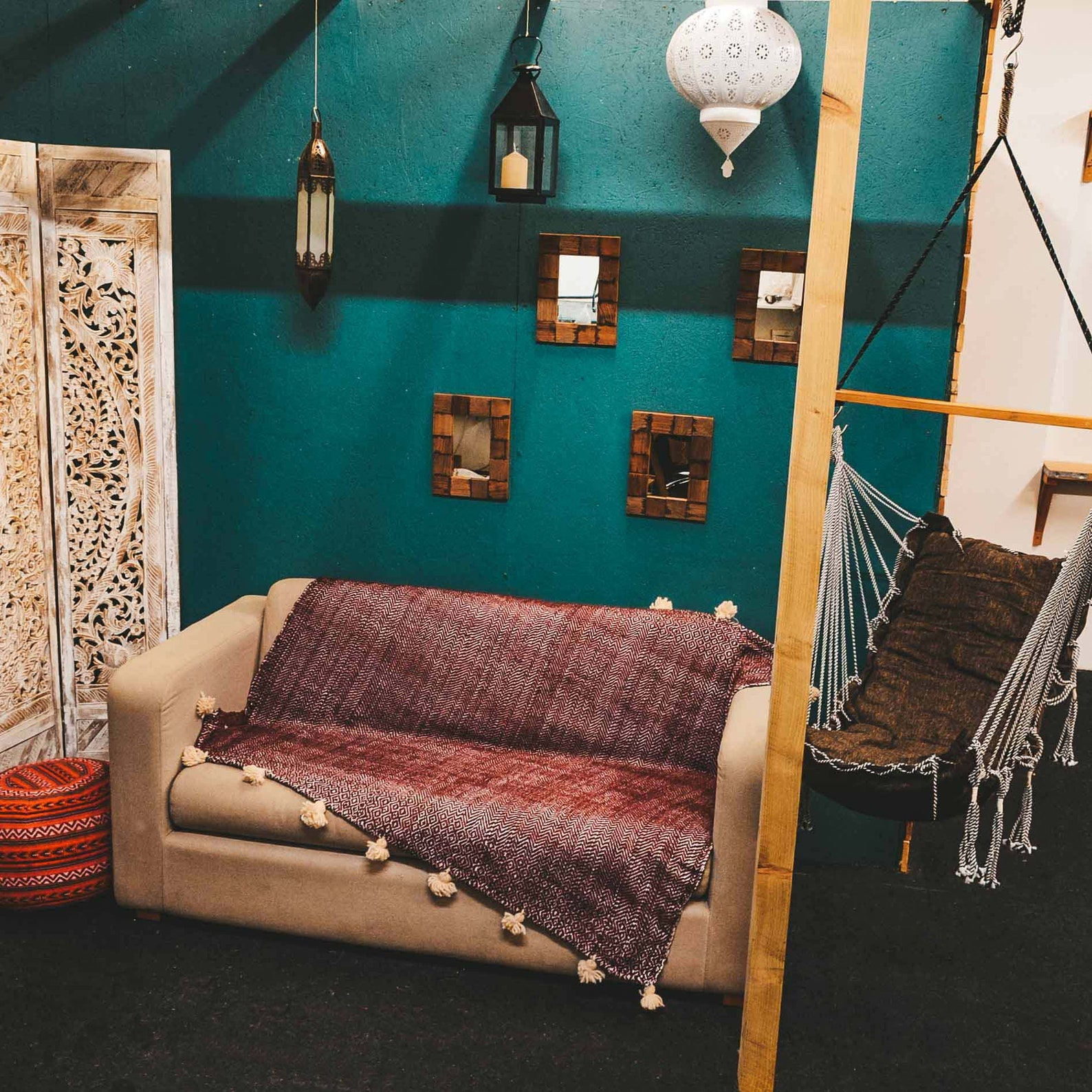 Moroccan Throw Blanket Pom Pom Kilim Rug Boho Style Bohemian Etsy UK