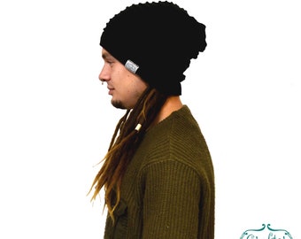 Dreadlock Beanie Bandana Simple Stripes 