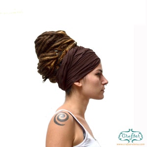 Dreadlock Scarf Head Wrap Turban image 8