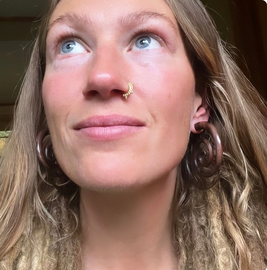 Orecchini Boho In Legno Orecchini Finti In Legno Naturale Stile Boho Tribale - Tappi A Spirale Hippie Chic, Perfetti Per Un Look Originale Orecchini Stile Etnico UMBRELLALABORATORY - Foto 11