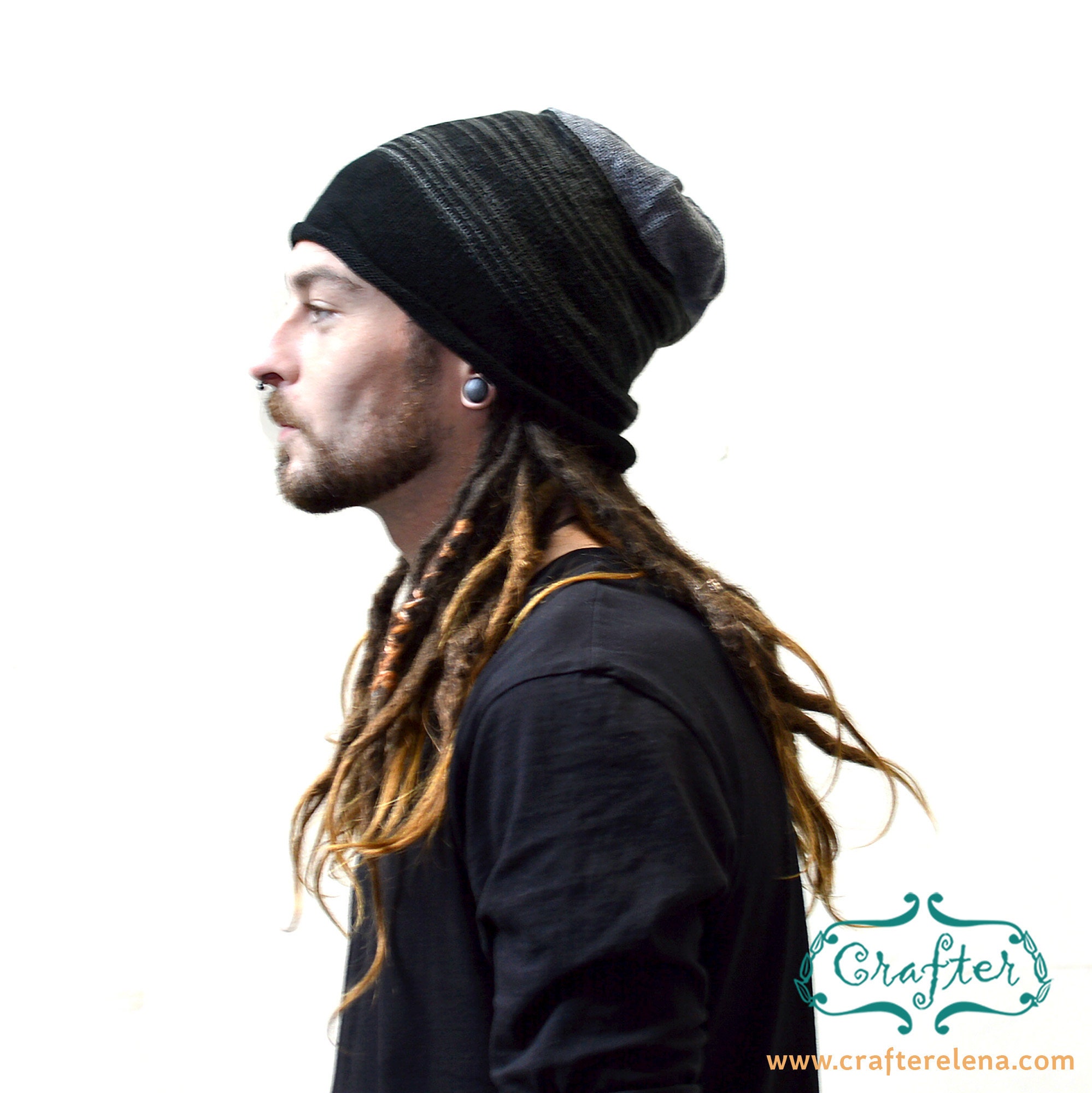 Dreadlocks Knitted Wool Beanie - Etsy