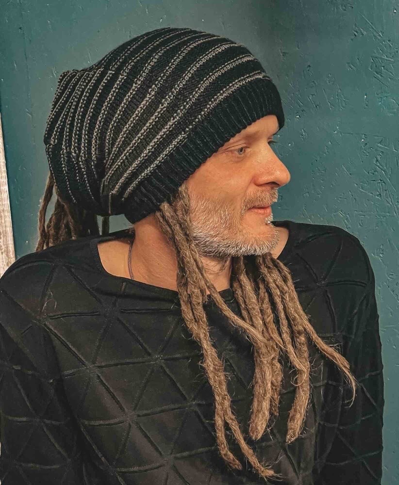 Dreadlocks Beanie Bandana Knitwear - Etsy Norway