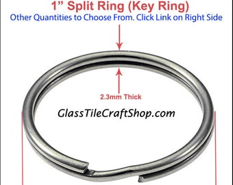 Keychain Split Rings Split Rings For Keys & Crafts – 15/20/24/25/30mm ...