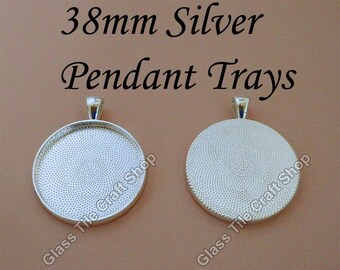 bezel tray fits 1" square inside chs1599 10 Silver Plate Pendant Tray bezel tray fits 1" square inside chs1599 10 Silver Plate Pendant Tray