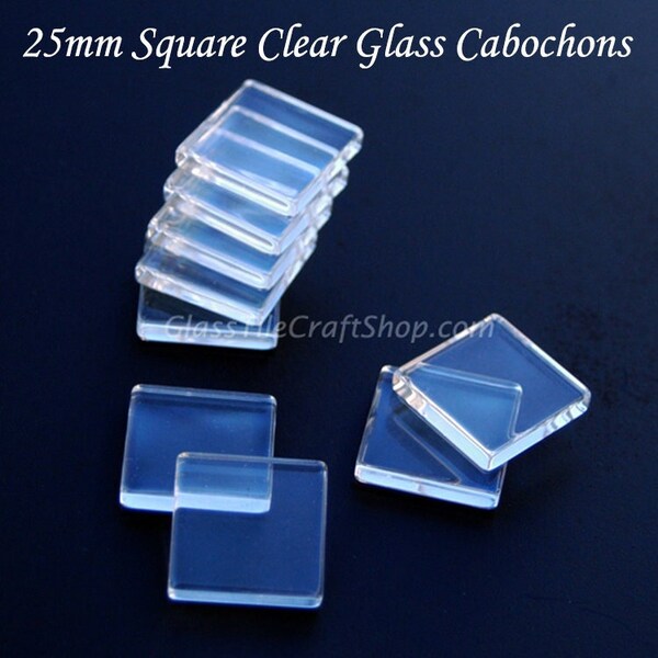Clear Glass Tiles Etsy