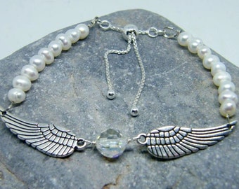 Freshwater Pearl Bracelet 'GUARDIAN ANGEL'