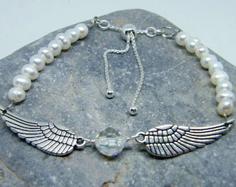 Freshwater Pearl Bracelet 'GUARDIAN ANGEL'