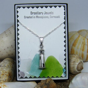 LIGHTHOUSE Pendant Necklace/Earrings with STERLING SILVER