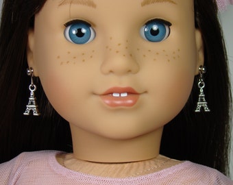 Eiffel Tower Earring Dangles for 18" Play Dolls such as American Girl®