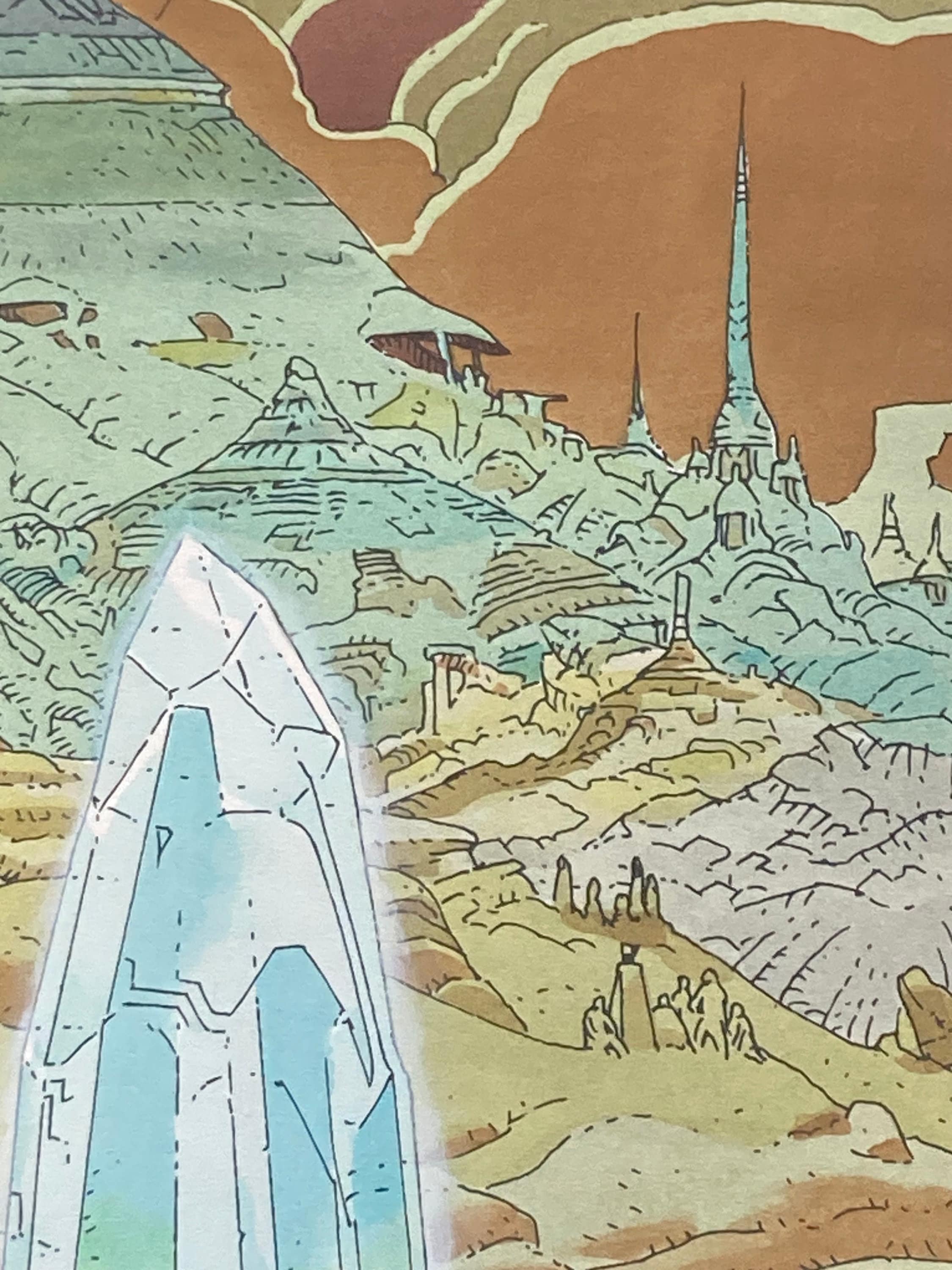 Moebius Screenprint - the Crystal Lake - Etsy