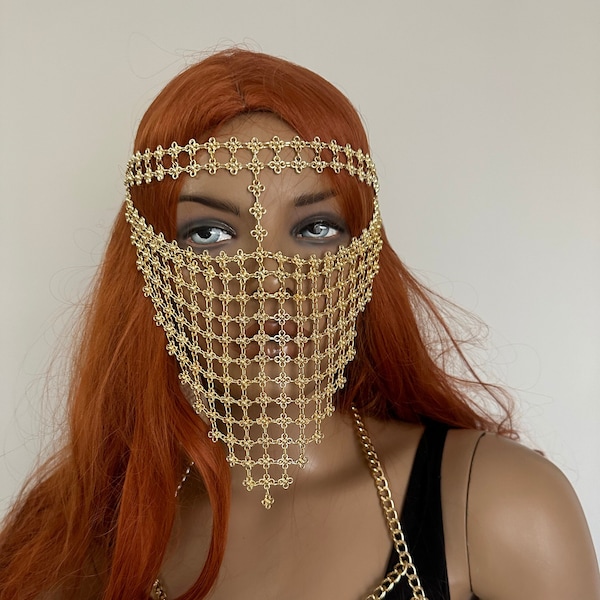 Arabian Face Veil Etsy