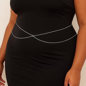 925 layered waist Chain, Danty Silver Belly accessories, Belt Jewelry 64