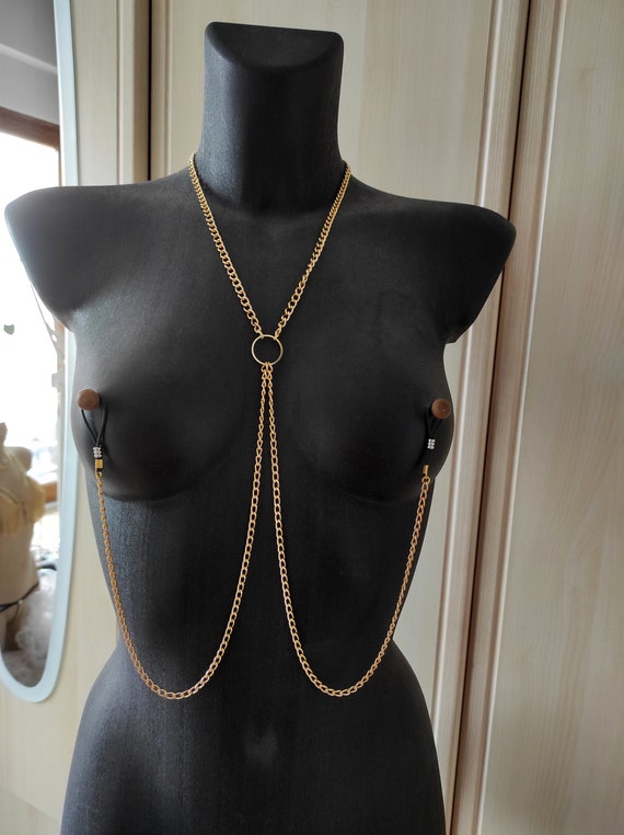 Nipple body chain discount