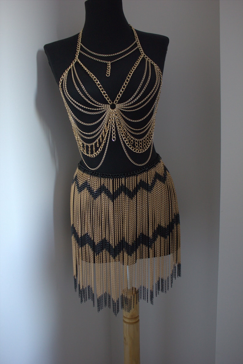 Festival Chain Skirt Chain Dress Waist Chain Belly Chain Etsy