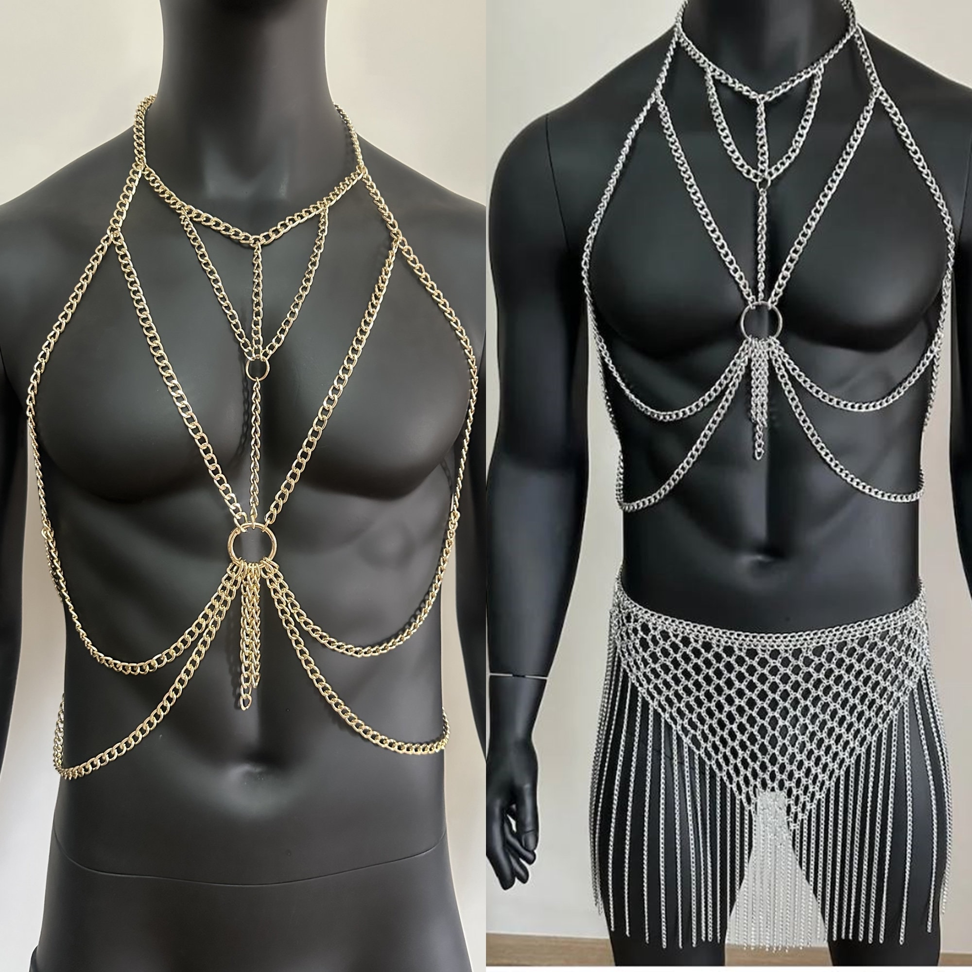Body chain harness jewelry discount