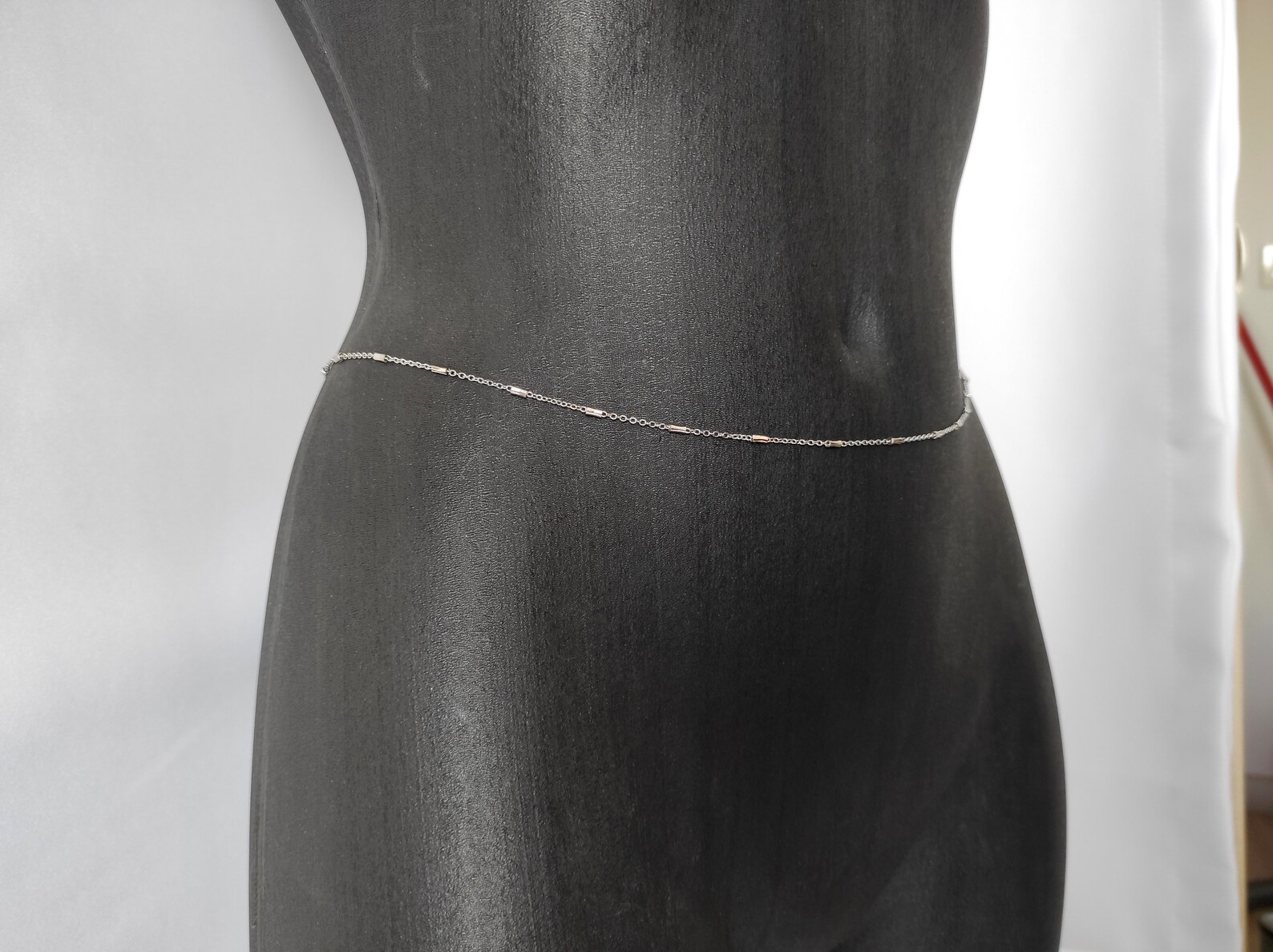 Beaded Chain Gold Waist Chain Silver Belly Accessories Belt Etsy