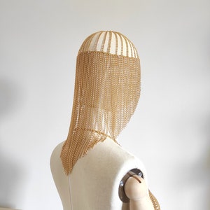Head Chain, Burning Man Fest, Chain Hair, Exotic Festival dance Costume, Goddess Head Jewelry, events, head piece 52