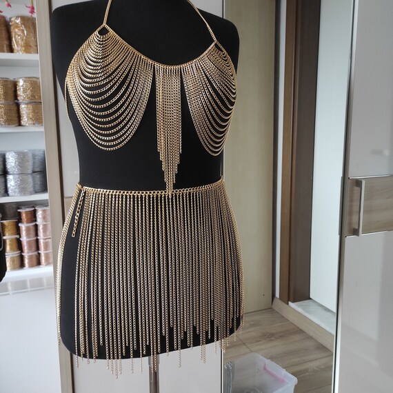Body chain on sale over dress