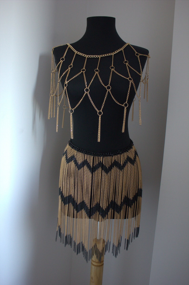 Festival Chain Skirt Chain Dress Waist Chain Belly Chain Etsy