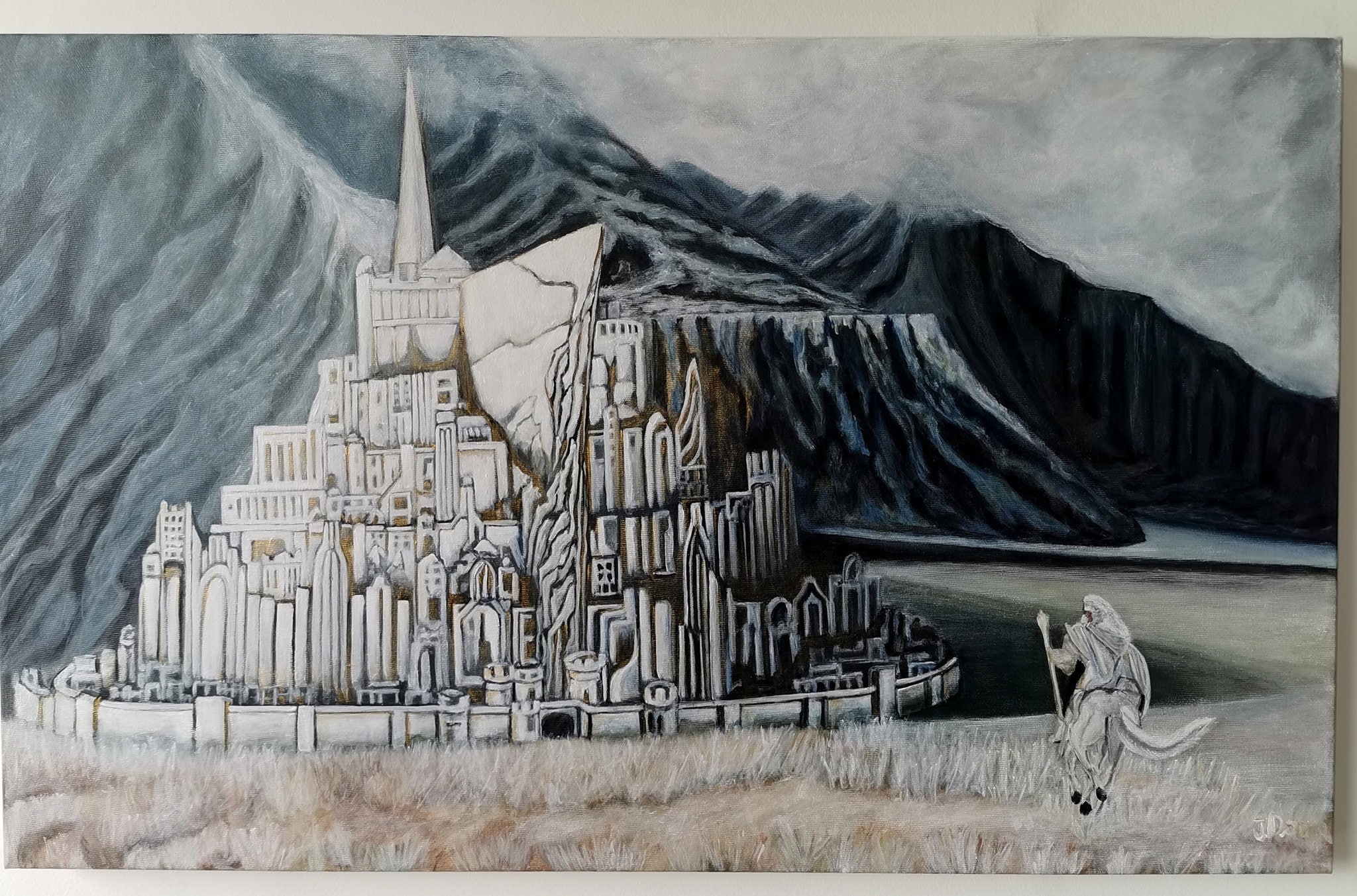 Minas Tirith Art Print. Gondor Wall Art. Poster Print 3 Sizes. LOTR Fan  Art. Tolkien Fantasy Art Print. -  Israel