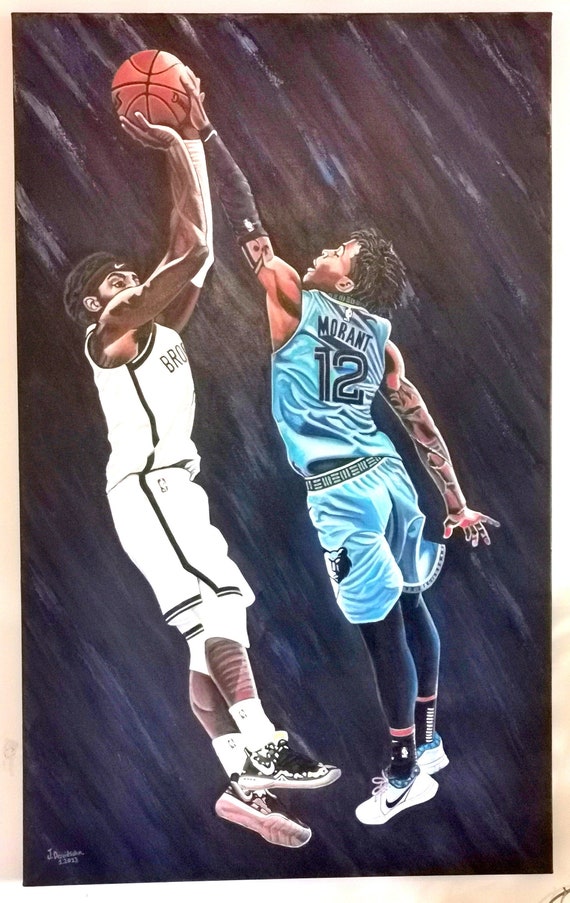 ja morant blocks kyrie