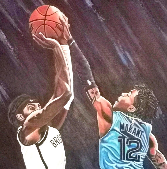 ja morant blocks kyrie