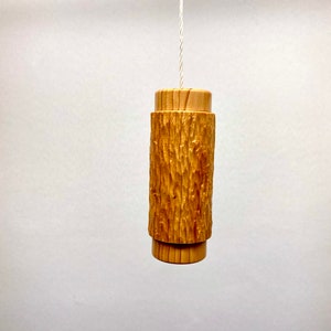 Handcrafted irish yew light pull or cord pull with various cord colours available,one of a kind wooden light pull or cord pull