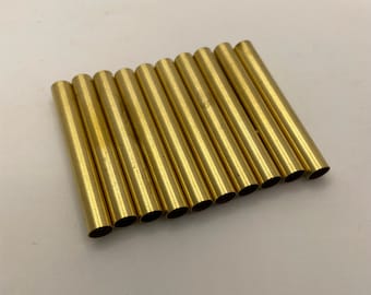 Reserve messing 7 mm buizen voor slimline penkits - 10 stuks, pendraaibenodigdheden, reserve 7 mm lege penbuizen, 7 mm koperen buizen voor slimline penkit