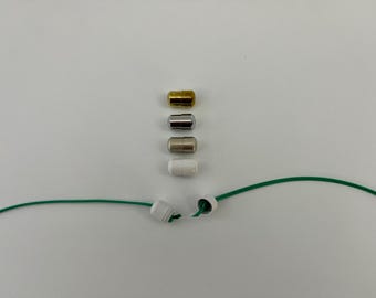 Cord Connector, screw together design in 4 different finishes.