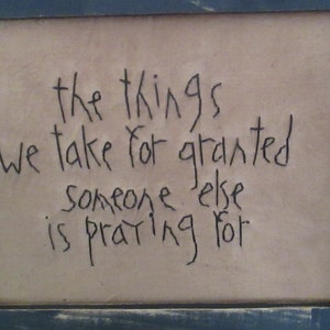 Framed Primitive Stitchery