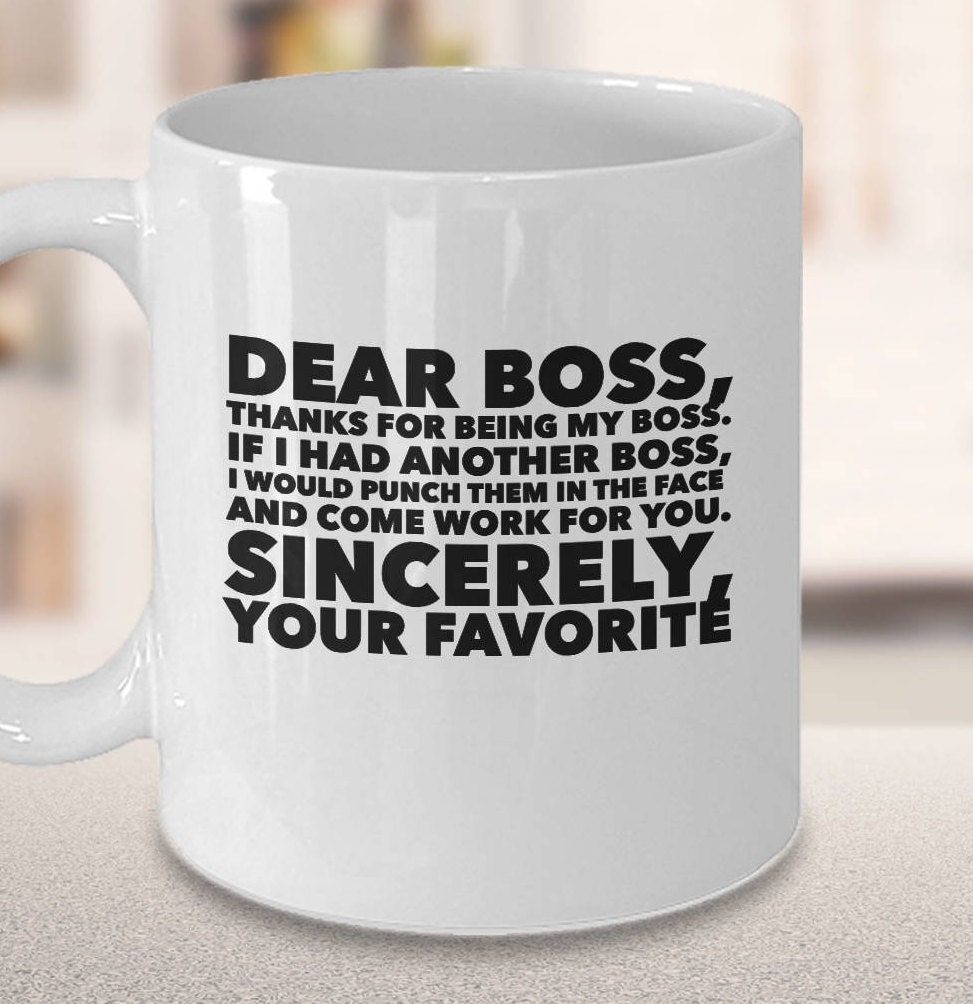 Funny Boss Mug Gift for Boss Coffee Cup National Boss | Etsy