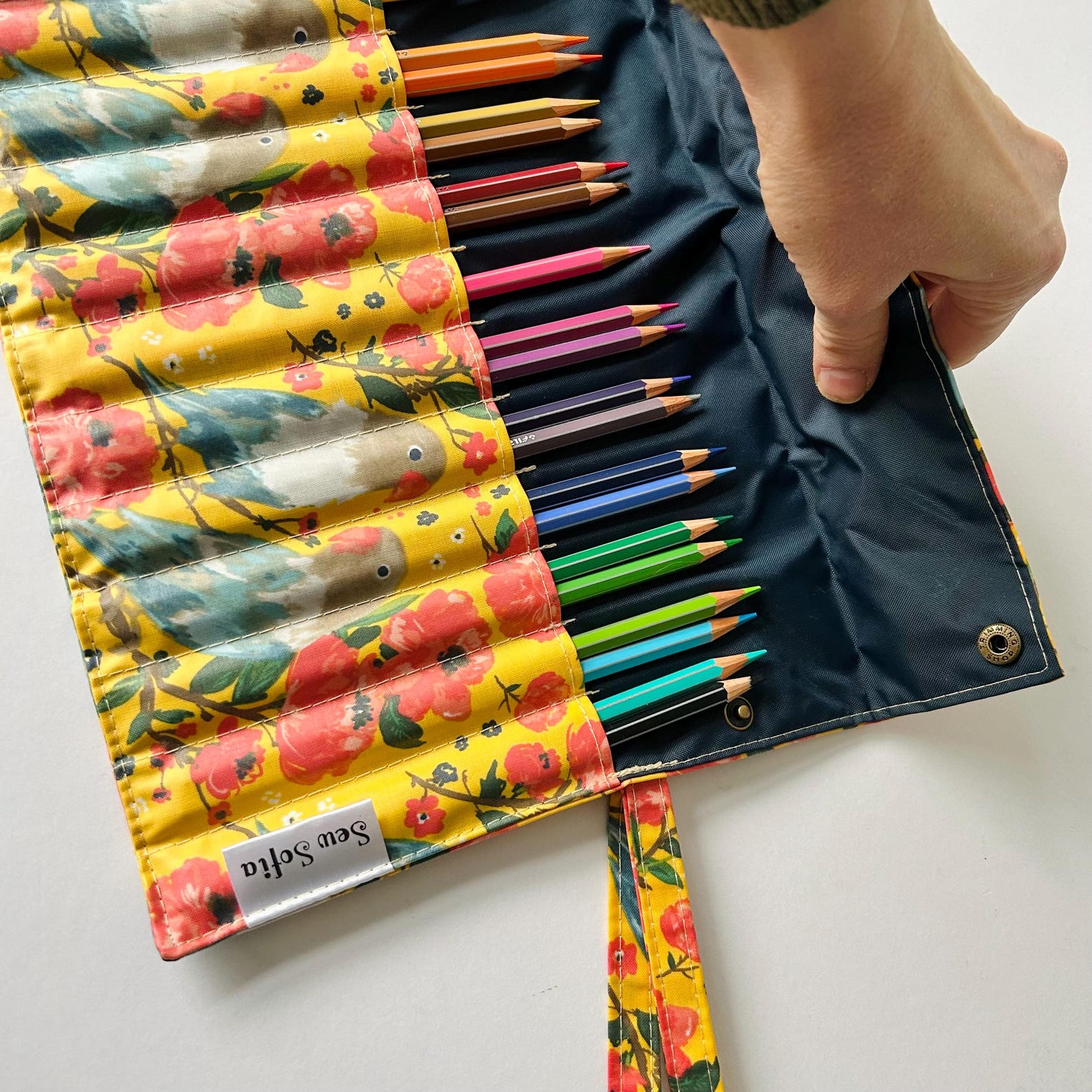 Paintbrush Roll Pattern Artist Brush Roll Pattern, Paintbrush Wrap Pattern, Craft Tool ...
