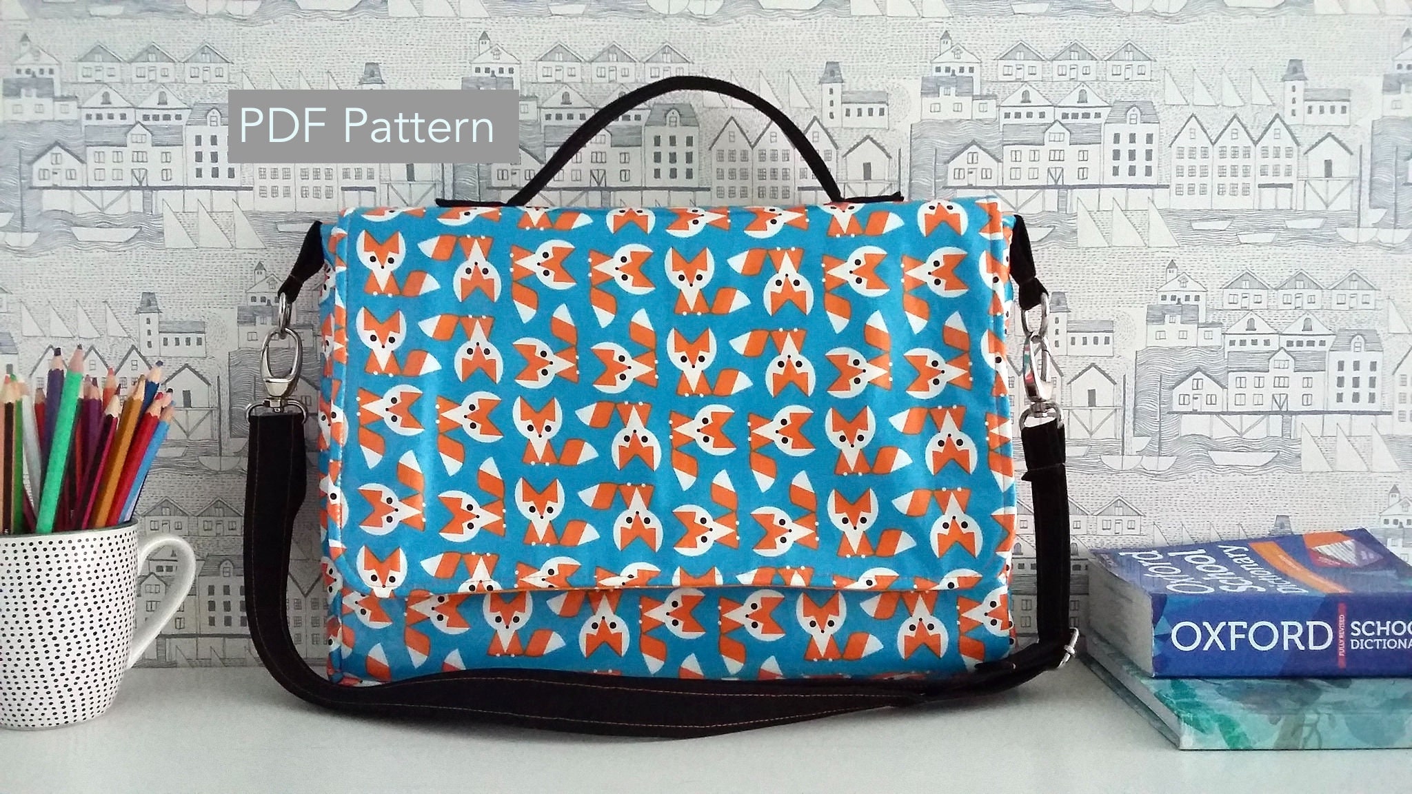 The Carina Satchel Bag PDF Sewing Pattern