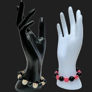 Beaded skulls bracelet