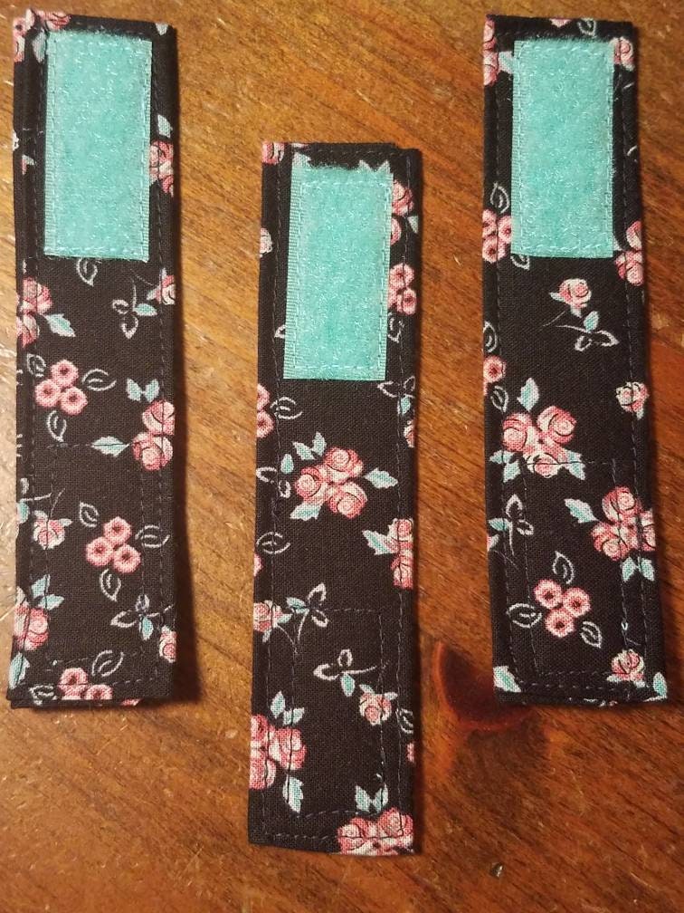 Fabric cord keeper/ties with velcro Etsy