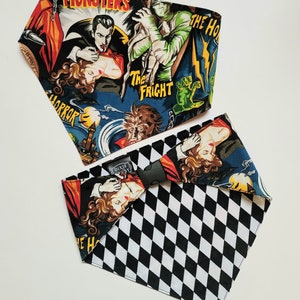 Universal Monsters dog bandana