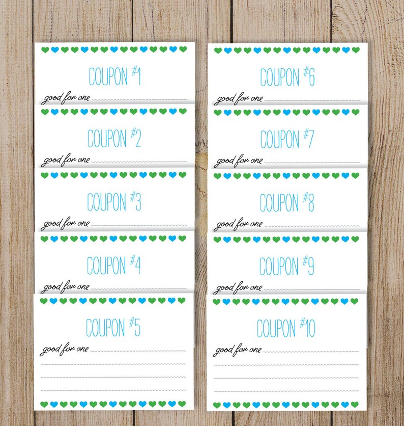 printable birthday coupon book editable pdf diy birthday etsy